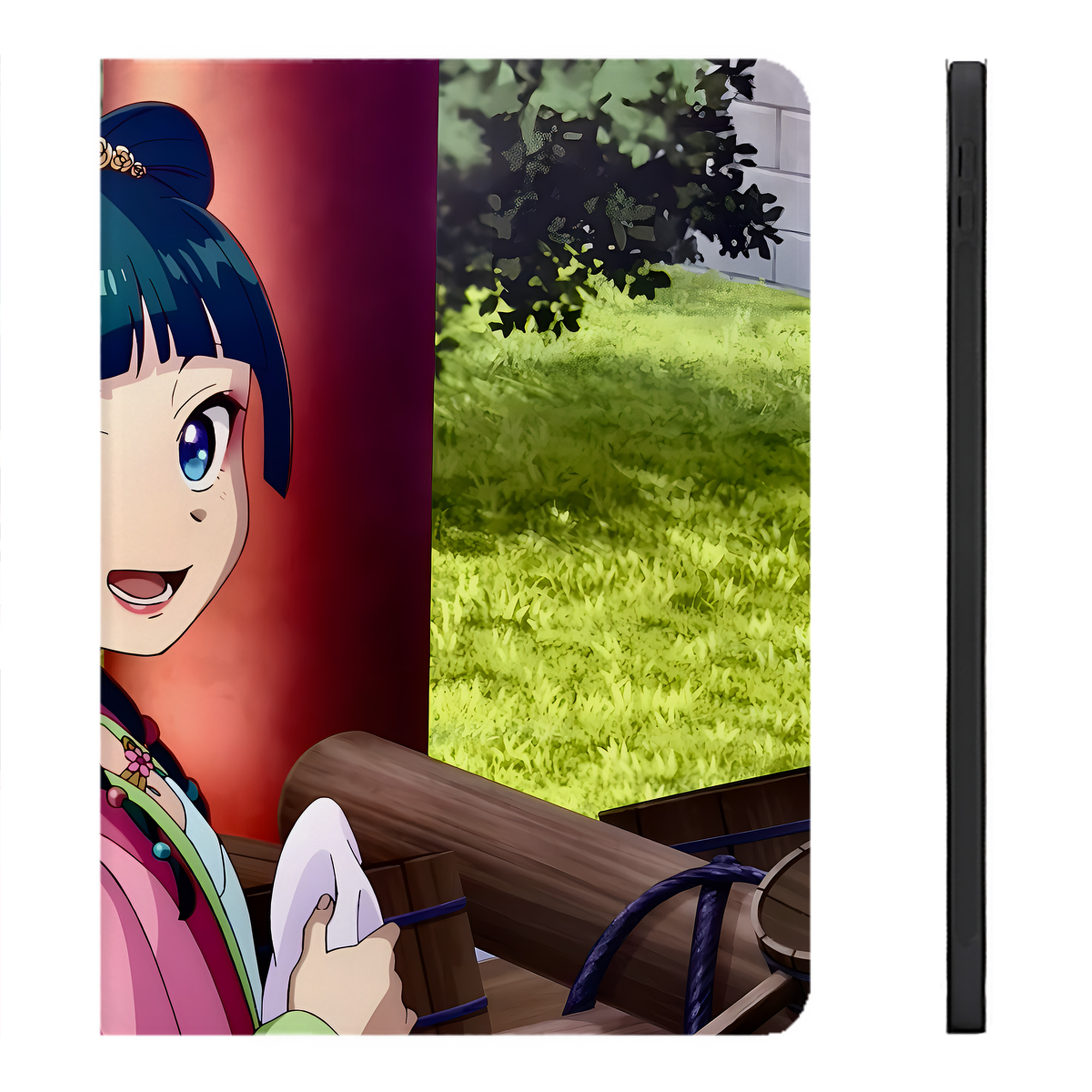 （画像用） 薬屋のひとりごと The Apothecary Diaries IPadケース ペンホルダー付き ブックスタイルデザイン